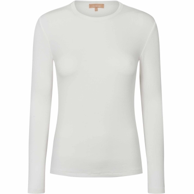 Fenja O-neck Top SNOW WHITE - Soft Rebels