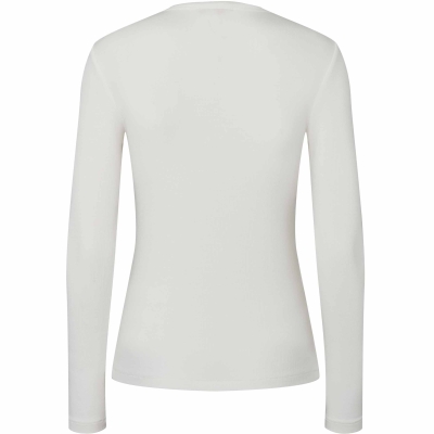 Fenja O-neck Top SNOW WHITE - Soft Rebels