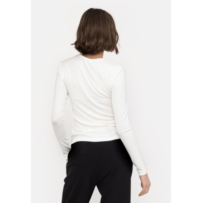 Fenja O-neck Top SNOW WHITE - Soft Rebels