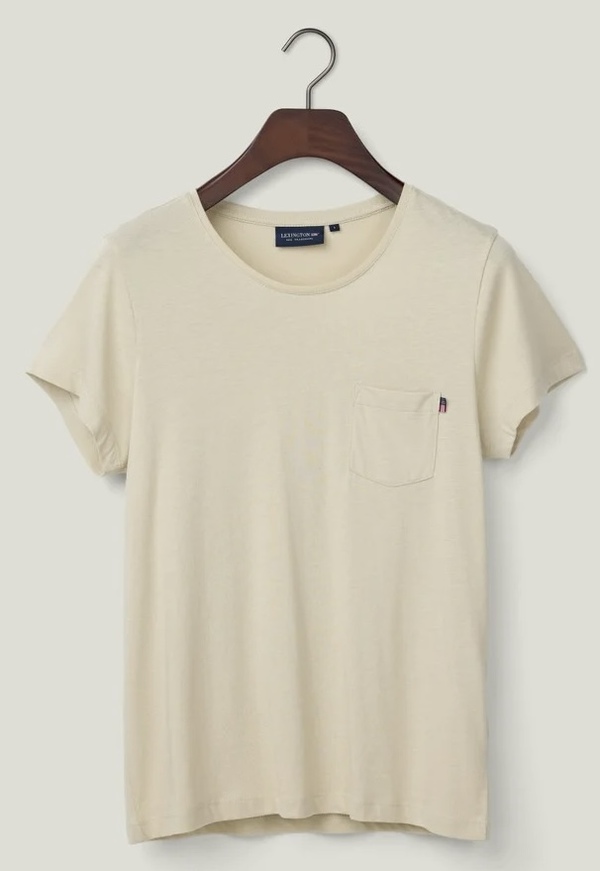 T-skjorte bomull/modal LIGHT GREEN - Lexington