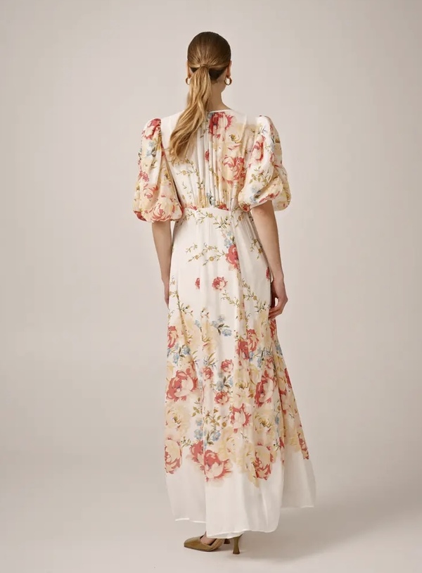 Chiffon Maxi Dress Roaslie - by TiMo