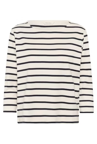 NelaPW T-shirt Dark Navy Stripe - Part Two