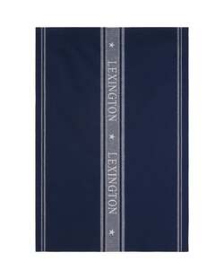 Icons Star kjøkkenhåndkle, bomullsjacuard Dk Blue/White - Lexington