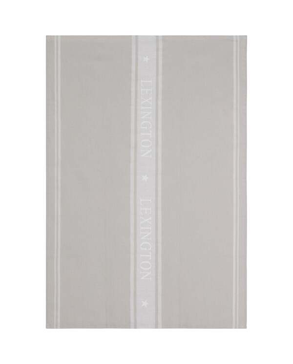 Icons Star kjøkkenhåndkle, bomullsjacuard Beige/White - Lexington