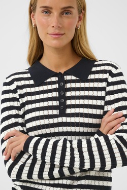 Zaria Genser, striper Dark Navy Stripe - Part Two
