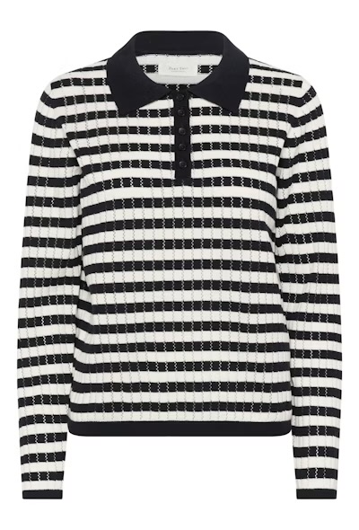 Zaria Genser, striper Dark Navy Stripe - Part Two