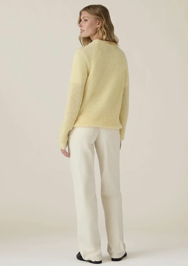 Alpakka blend raglan genser, gul YELLOW - Part Two