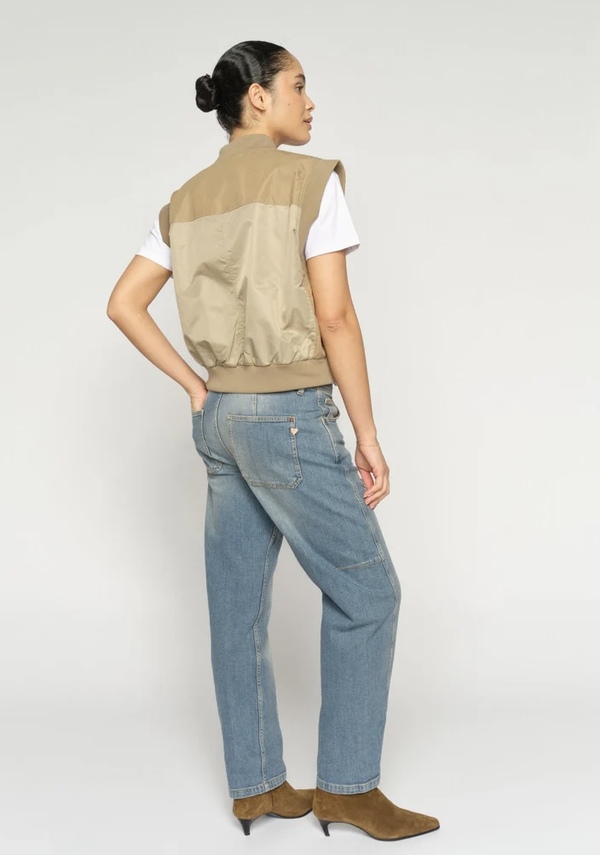 Aymen Galleon Jeans Mid Blue - Mos Mosh