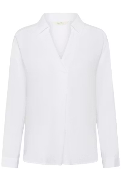Ayo Skjorte Lin BRIGHT WHITE - Part Two