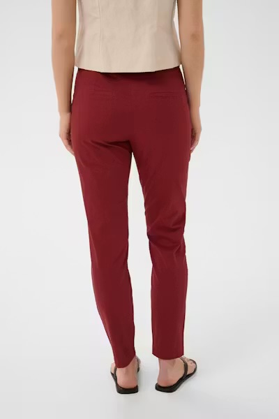 Soffys, Fitted chino pants Burnt Russet - Part Two