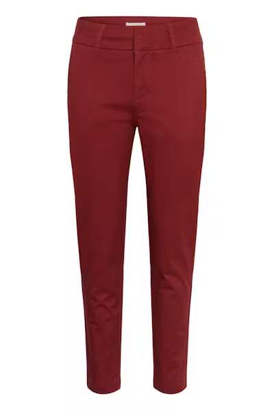 Soffys, Fitted chino pants Burnt Russet - Part Two