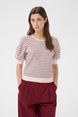 Varaian Pullover Burnt Russet Stripe - Part Two