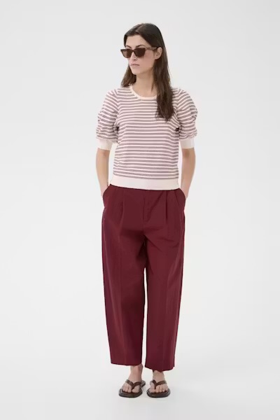 Varaian Pullover Burnt Russet Stripe - Part Two