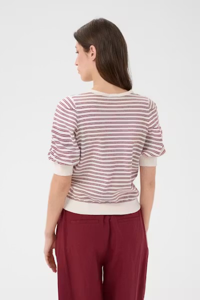 Varaian Pullover Burnt Russet Stripe - Part Two