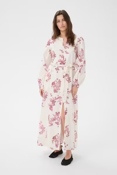 Avirana Dress Pink Shadow Flower Print - Part Two