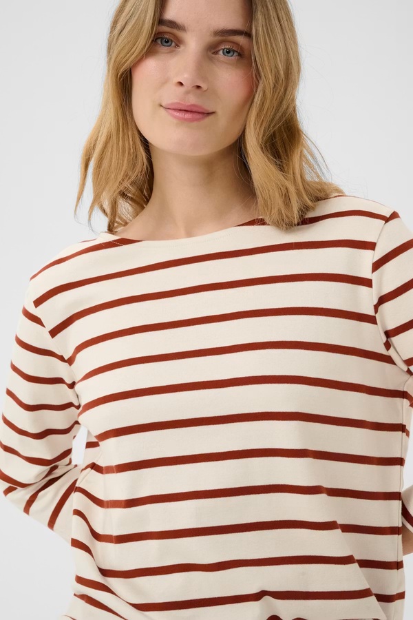 Nela Topp Eggnog/Roasted Russet Stripe - Part Two