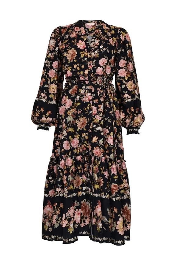 Bohemian Midi Dress Evening Field - by TiMo