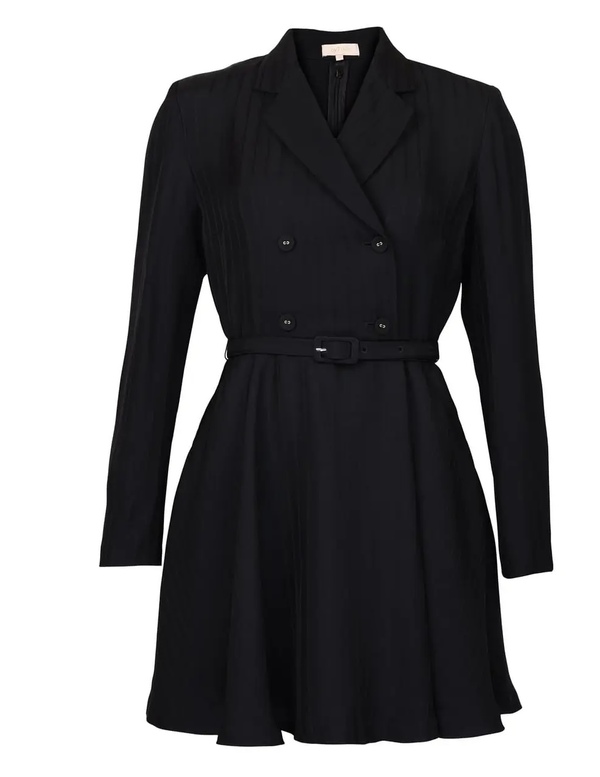 Tailored Mini Dress Black - by TiMo