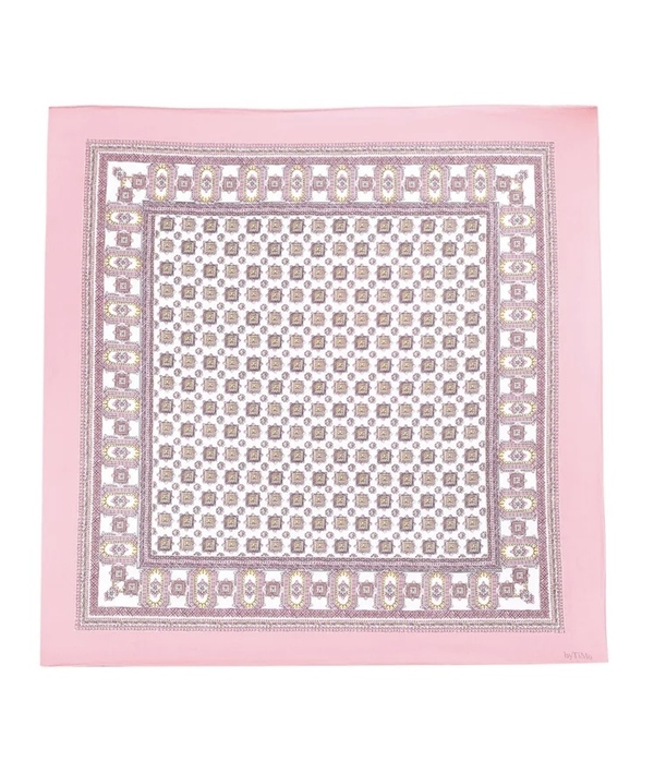 Silk Scarf Blush Paisley - by TiMo
