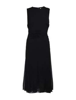 Chiffon Sleevless Dress Black - by TiMo