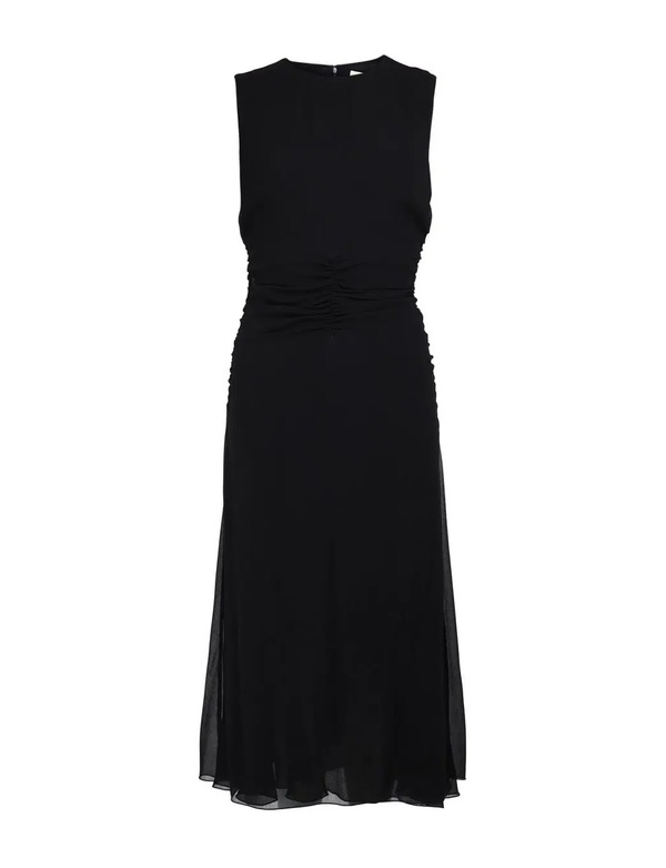 Chiffon Sleevless Dress Black - by TiMo