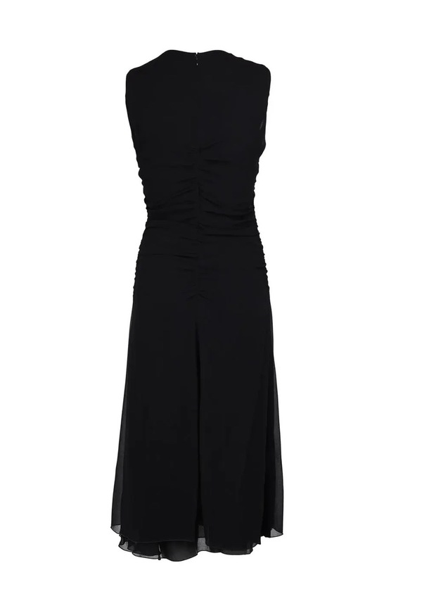 Chiffon Sleevless Dress Black - by TiMo