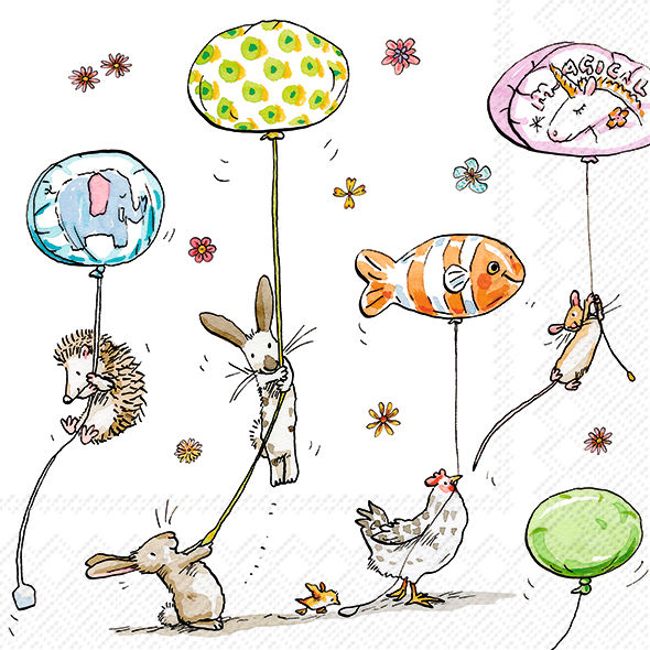 Animals With Balloon Lunch Uspesifisert - Ihr
