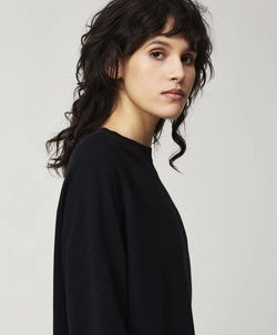 Freya Cotton/Cashmere Sweater Black - Lexington