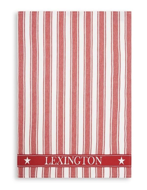 Kjøkkenhåndkle vaffel Red/ White - Lexington
