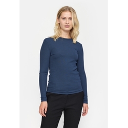 Fenja O-neck Top Total Eclipse - Soft Rebels