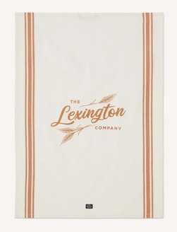 Lexington Kjøkkenhåndkle White/Pumpkin - Lexington