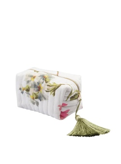 Makeup Bag Linen Botanical - by TiMo