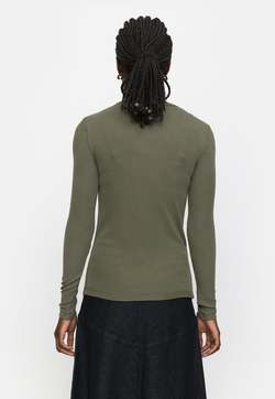 Fenja O-neck Top Tea Leaf - Soft Rebels