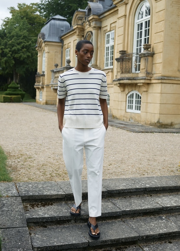 Nora Estelle Pant ecru - Mos Mosh