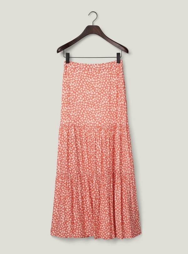 Printed Maxi Skirt coral - Lexington