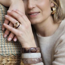 Armbånd hvit smal Uspesifisert - 7 Dayscollection