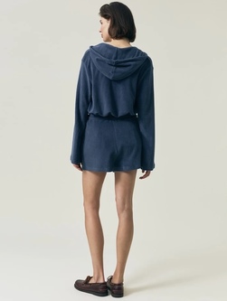 Cotton Terry Shorts Dark blue - Lexington