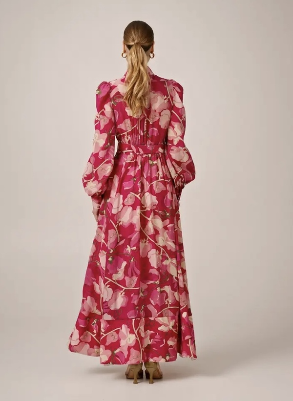 Viscose Belt Dress Amour - by TiMo