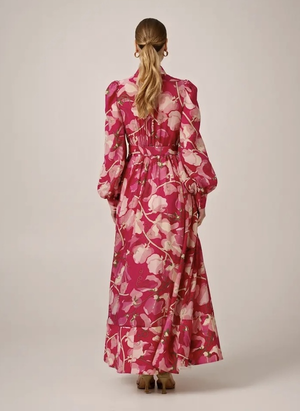 Viscose Belt Dress Amour - by TiMo