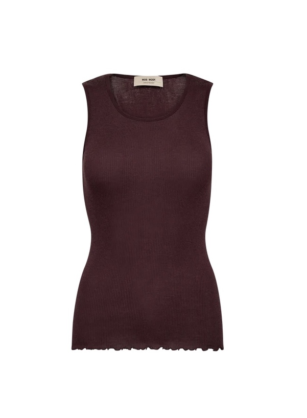 Elaine Seamless Tank Top Fudge - Mos Mosh